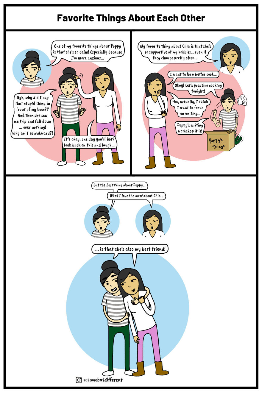 10 Cute And Heartwarming Lesbian Comics I Made About My Relationship With My Girlfriend