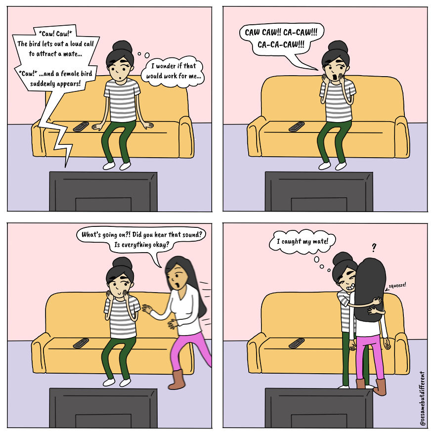 10 Cute And Heartwarming Lesbian Comics I Made About My Relationship With My Girlfriend
