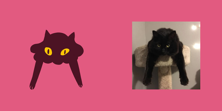 Quarantined Illustrator + Weirdly Shaped Cats = ??