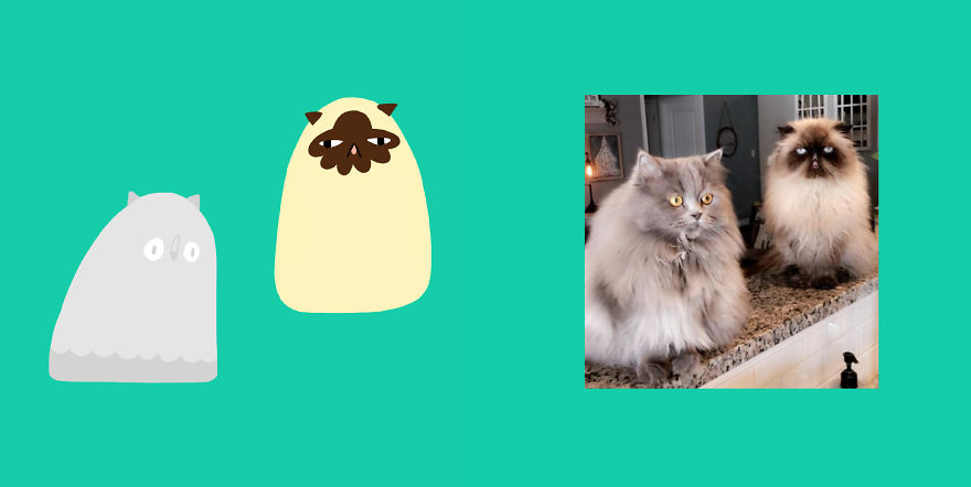 Quarantined Illustrator + Weirdly Shaped Cats = ??