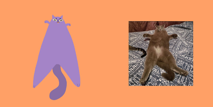 Quarantined Illustrator + Weirdly Shaped Cats = ??