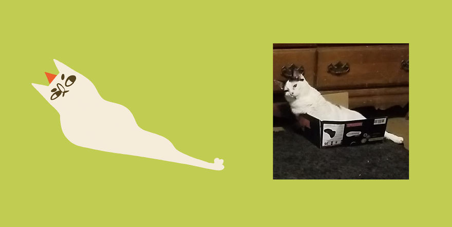 Quarantined Illustrator + Weirdly Shaped Cats = ??