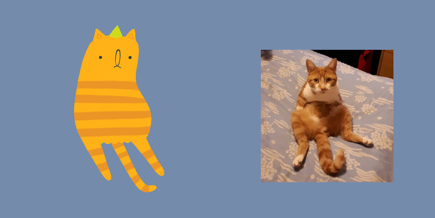 Quarantined Illustrator + Weirdly Shaped Cats = ??