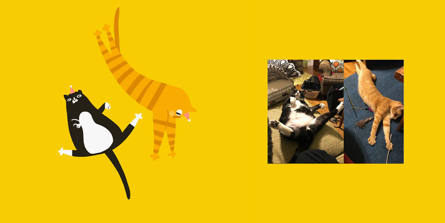 Quarantined Illustrator + Weirdly Shaped Cats = ??