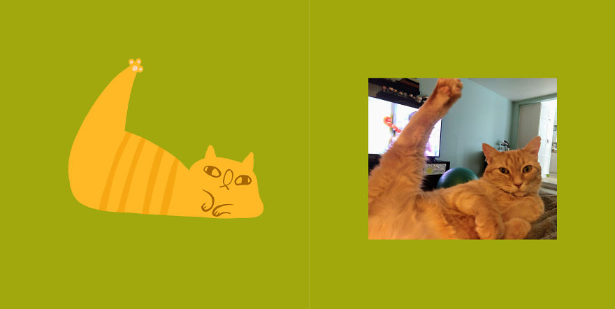 Quarantined Illustrator + Weirdly Shaped Cats = ??
