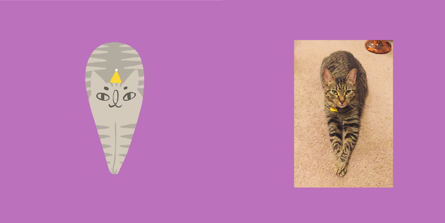 Quarantined Illustrator + Weirdly Shaped Cats = ??