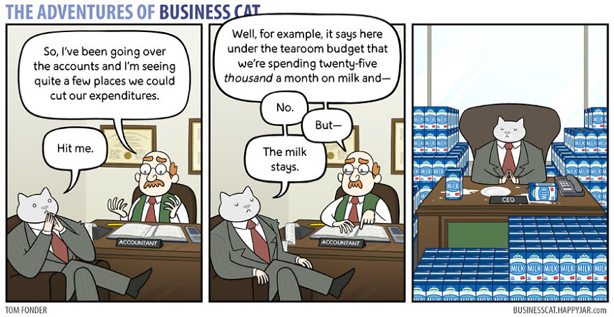 The Adventures Of Business Cat P.1