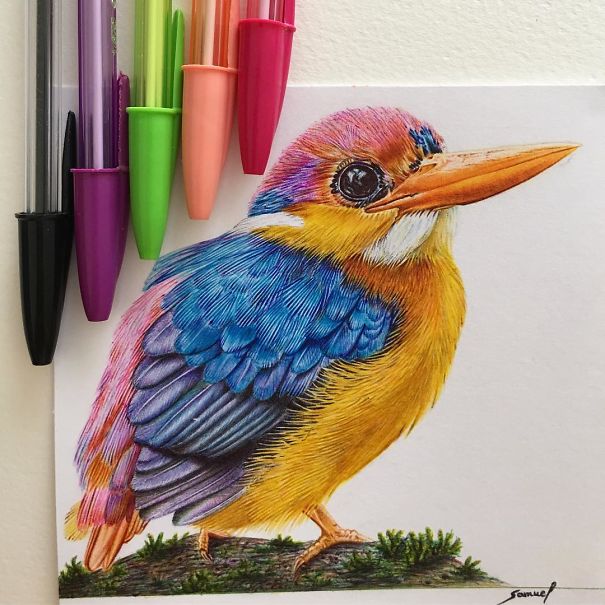 The Incredible Ballpoint Pen Drawings Of A Self-Taught Artist Will Impress You