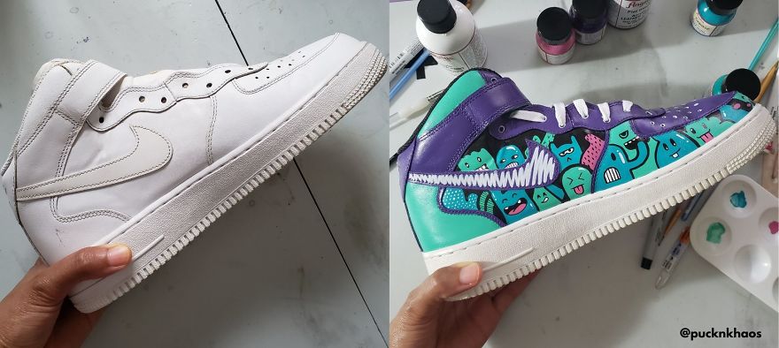 These Sneaker Artists Wanted To Show That They Could Do The #dontrushchallenge Too