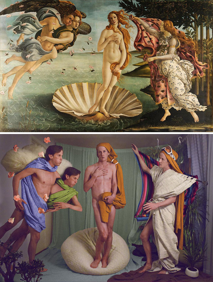 My Contribution To The Getty Challenge. The Birth Of Venus By Botticelli