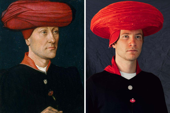 [10 photos] People are recreating famous paintings from Museum at Home 7