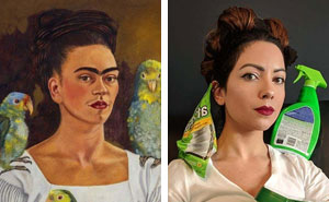 Museums Ask People To Recreate Famous Paintings At Home, Get 30 More Hilarious Pics