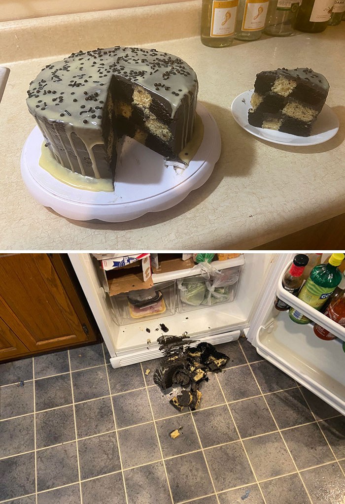 I Spent Over 4 Hours Baking A Cake Only To Immediately Drop It