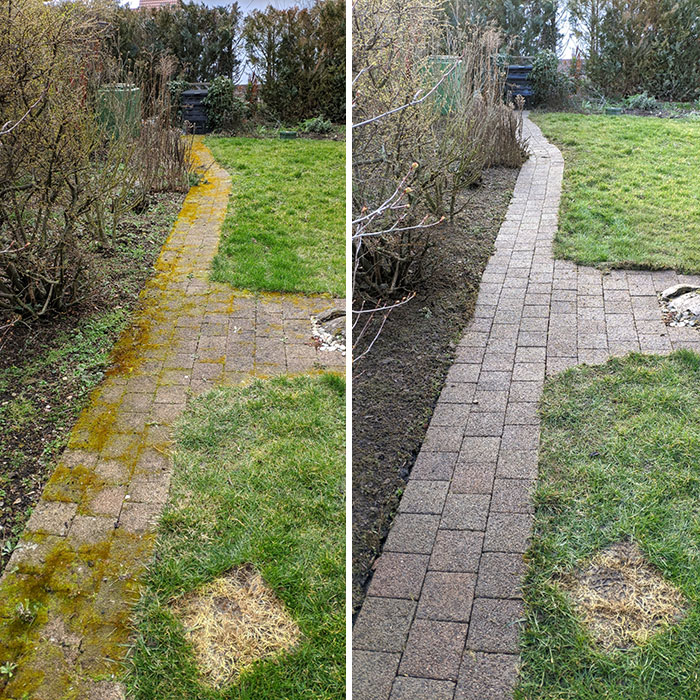 No Video, But The Satisfaction Of Removing All That Moss Already Made Buying The Pressure Washer Worth It
