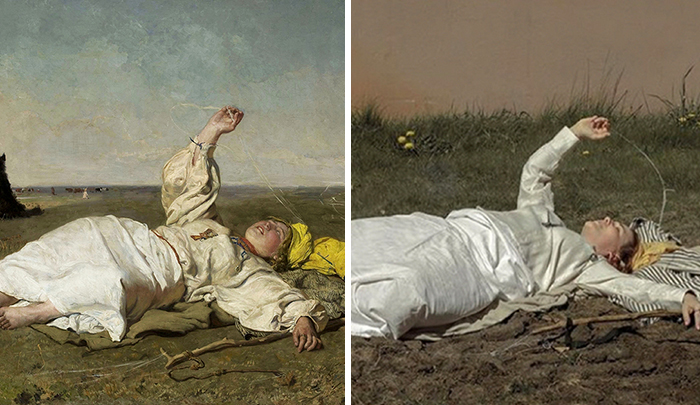 National Museum Of Warsaw Held A Challenge Of Recreating Art Pieces, And People Have Delivered (32 Pics)