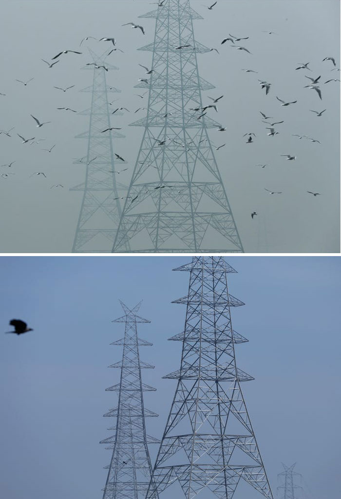 Electricity Pylons, New Delhi, India