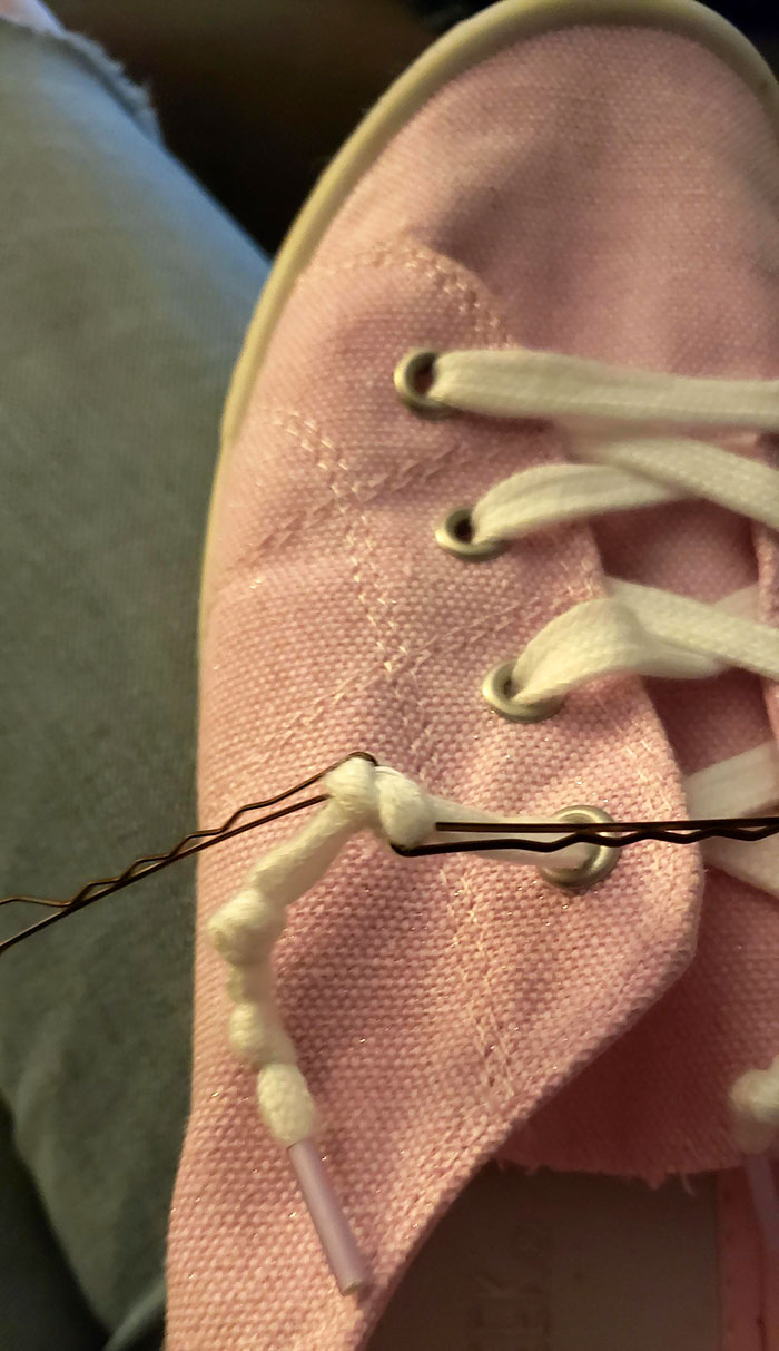 Use Bobby Pins To Untie Stubborn Shoelaces