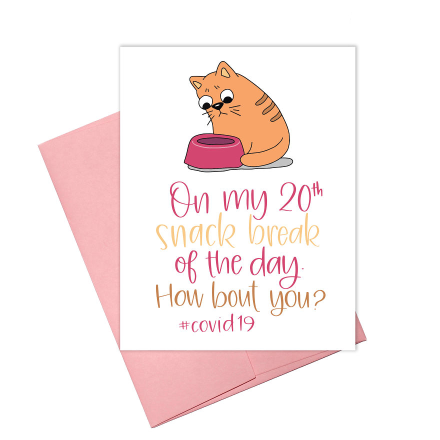 Created This Ridiculous Line Of Silly Cards About Coronavirus & Covid-19