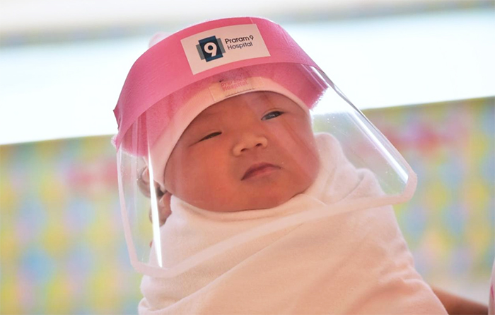 These Newborns Are Getting Tiny Face Shields To Protect Them From The Coronavirus