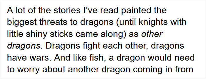 Guy Asks Why Dragons Have Eyes On The Sides Of Their Heads If They Are Predators, A Tumblr User Gives A Scientific Explanation