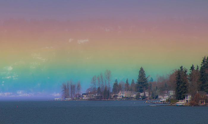 Photograper Captures A Once-In-A-Lifetime Shot Of A ‘Horizontal Rainbow’ That Filled The Whole Sky