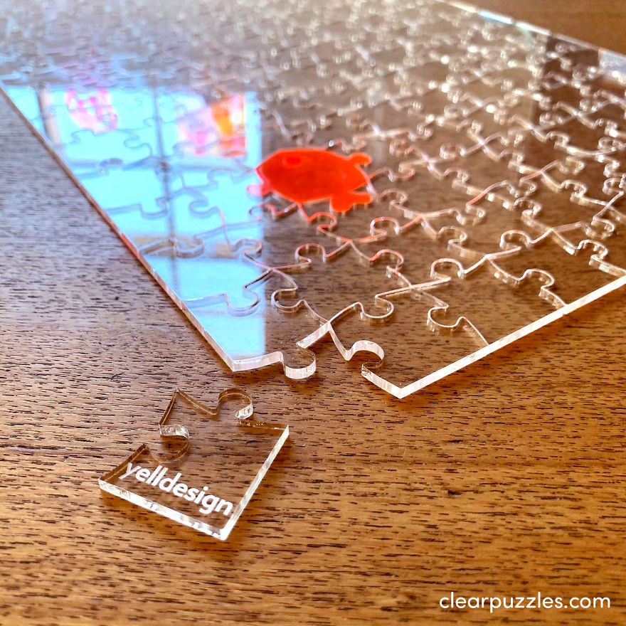 We've Been Laser-Cutting Clear Puzzles Non-Stop For 3 Weeks! We've Been Laser-Cutting Clear Puzzles Non-Stop For 3 Weeks!