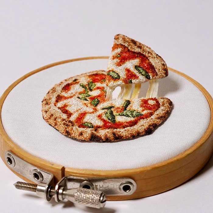 124 Realistic Food Embroidery Designs by Ipnot Might Make Your Mouth Water