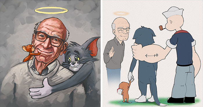 25 Artists Pay Respect To The Late Gene Deitch, The Illustrator Of Tom & Jerry And Popeye