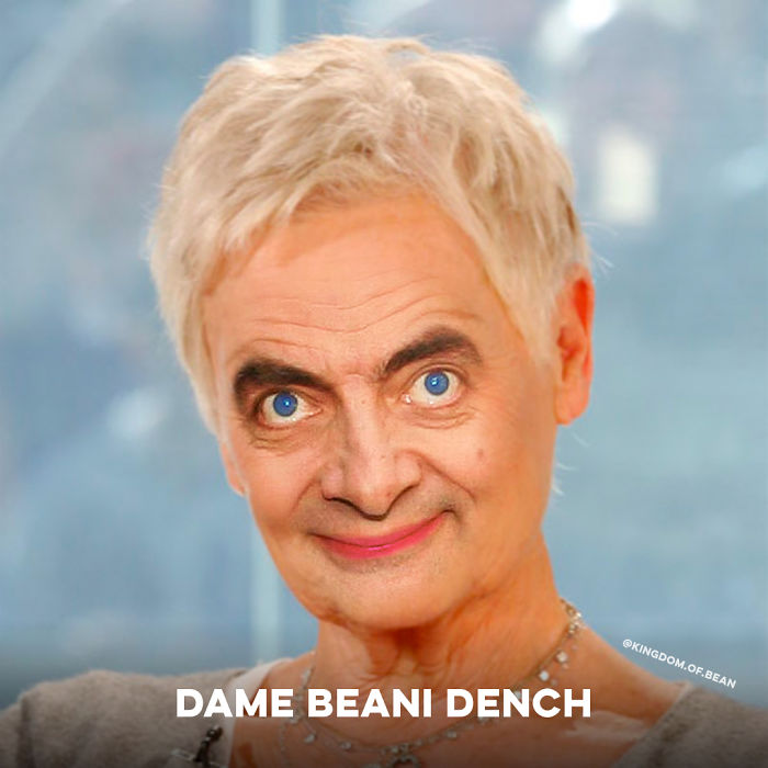 Judi Dench como Mr. Bean