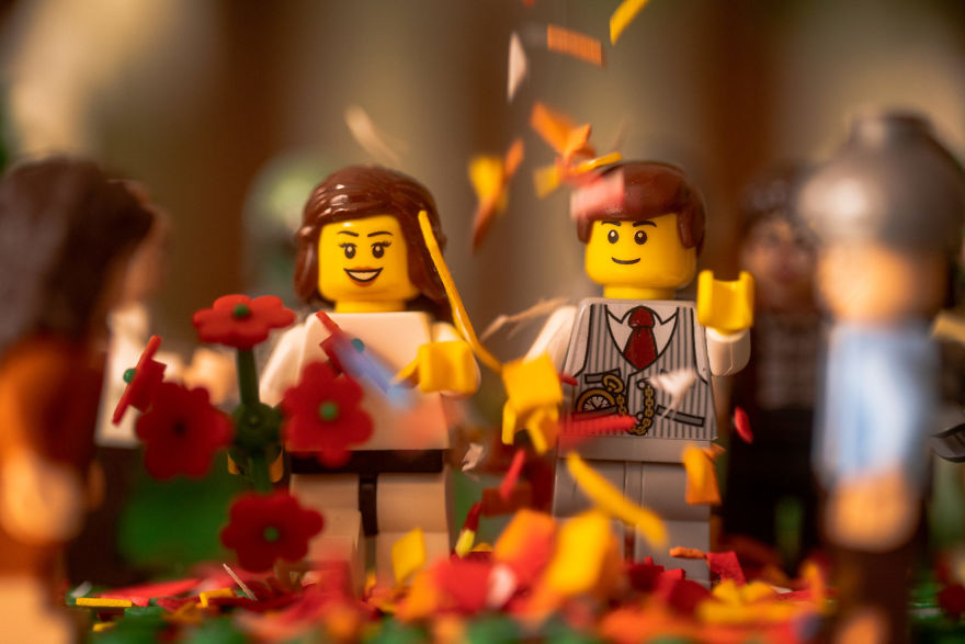 Isolated Photographer Shoots A Wedding Using His LEGOs And The Pics Are Hilariously Good