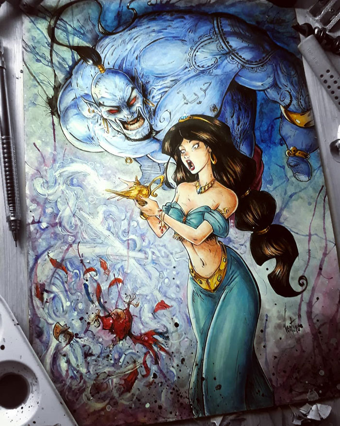 Princess Jasmine & The Genie