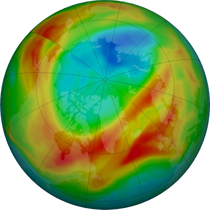 north hemisphere arctic ozone hole closed 1 5eaa8b622236a  700 - Cientistas anunciam que provavelmente o maior buraco na camada de ozônio se fechou