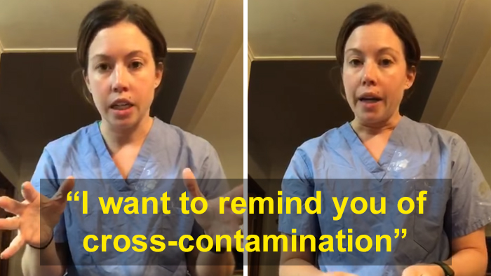 Michigan Nurse Demonstrates How Easy Coronavirus Cross-Contamination Can Be, Even With Gloves On