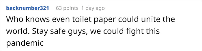 People From 50 Cities Across 30 Countries “Passed” Toilet Paper To Each Other
