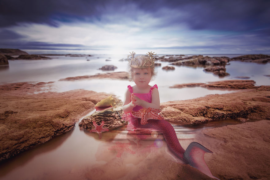 I Turned My Daughter Into A Mermaid (6 Photos)