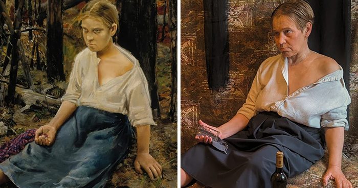 This Russian Facebook Group Is Dedicated To Recreating Famous Art Pieces While Isolating And Here Are The 30 Best Works