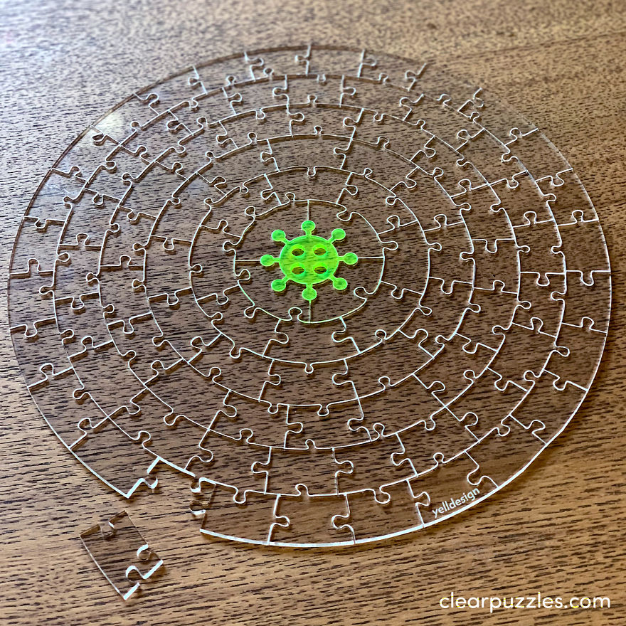 We've Been Laser-Cutting Clear Puzzles Non-Stop For 3 Weeks! We've Been Laser-Cutting Clear Puzzles Non-Stop For 3 Weeks!