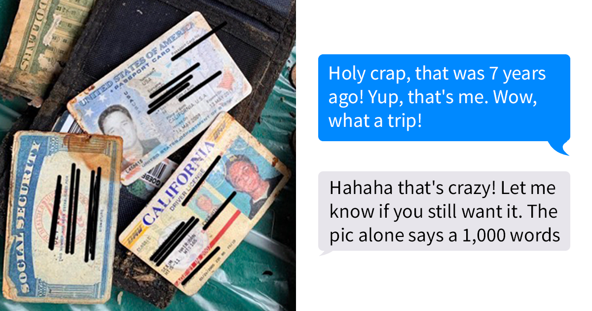 After Losing His Wallet This Guy Realizes He Needs To Fix His Life, Gets It Returned 7 Years Later