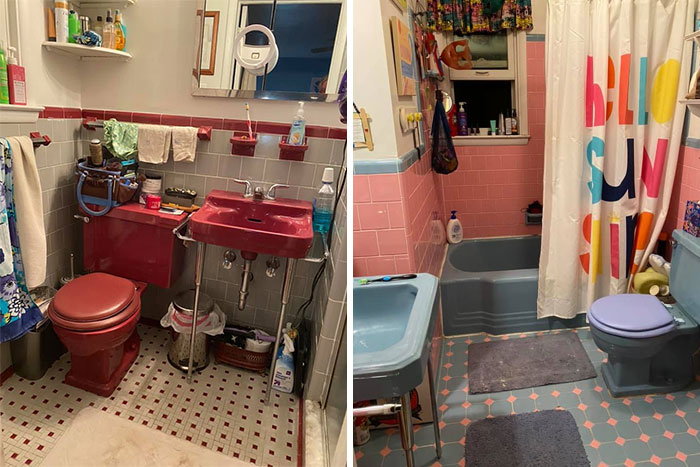 Here’s Our 1950’s Bathrooms. We Bought Our House Almost 16 Years Ago