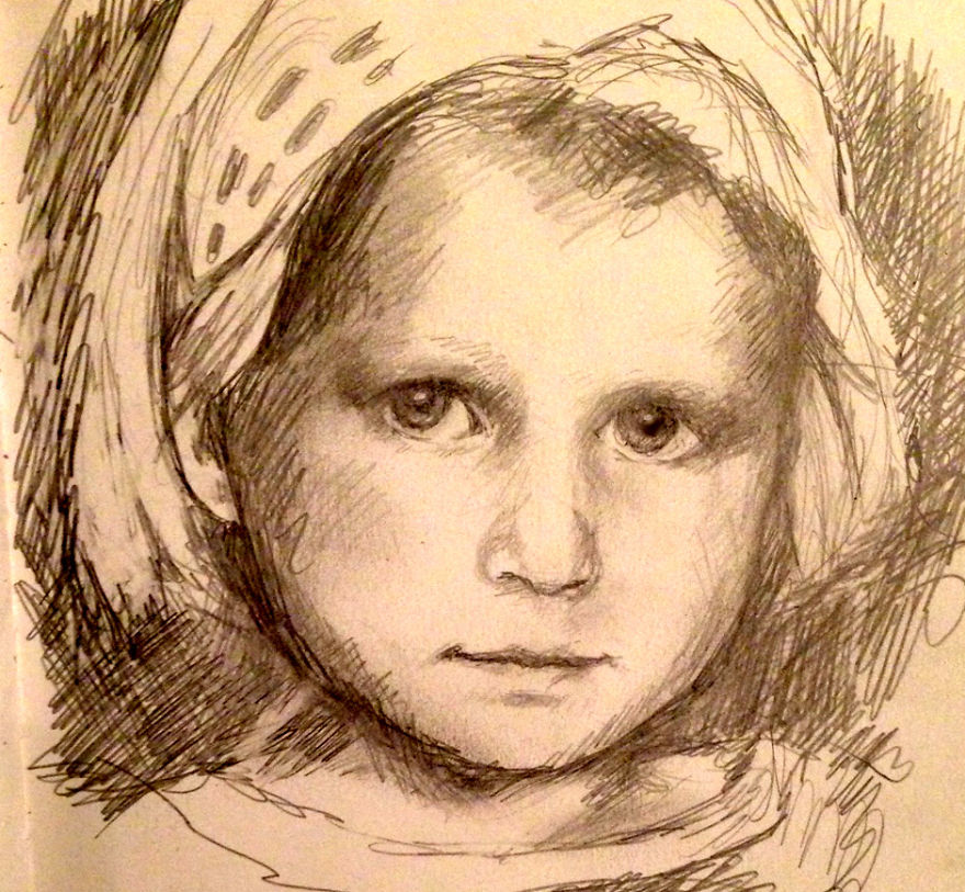 My Drawings And Paintings Of My Daughter