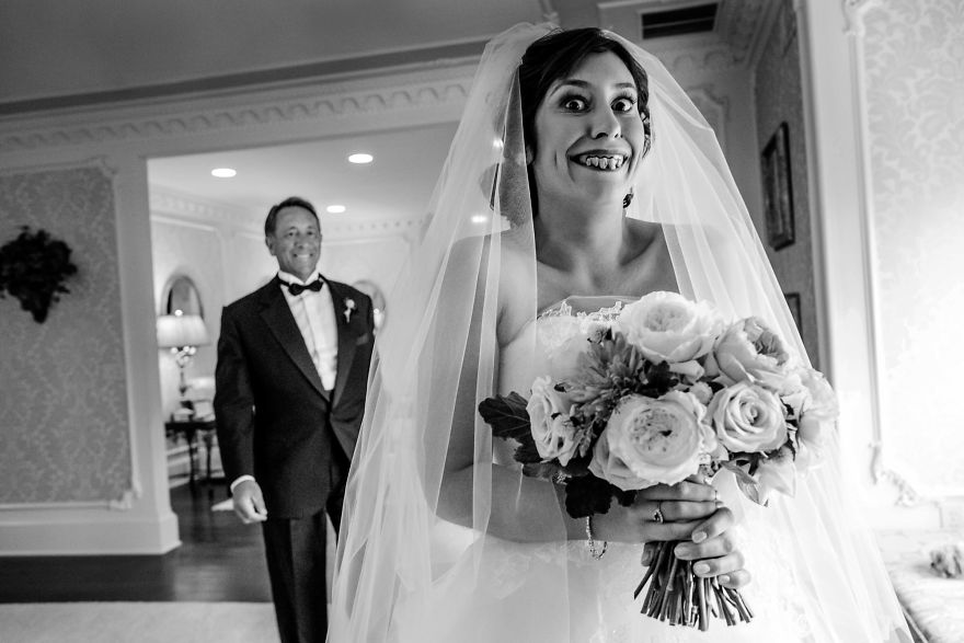 This Hilarious Bride Before Her First Look!
