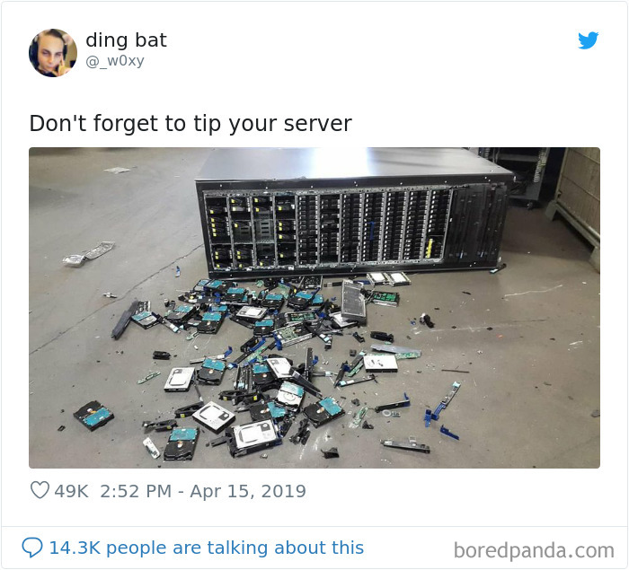 Don't Forget To Tip Your Server