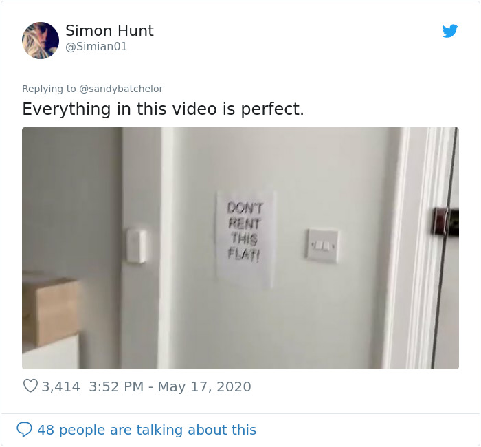Guy Films A Hilarious Apartment Tour For His Letting Agent After Being Forced Out Of It By The Landlord, Doesn't Let Any Problem Go Unnoticed
