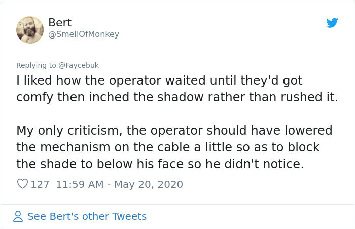 Crane Operator Annoys Sunbather By Casting A Shadow On Him