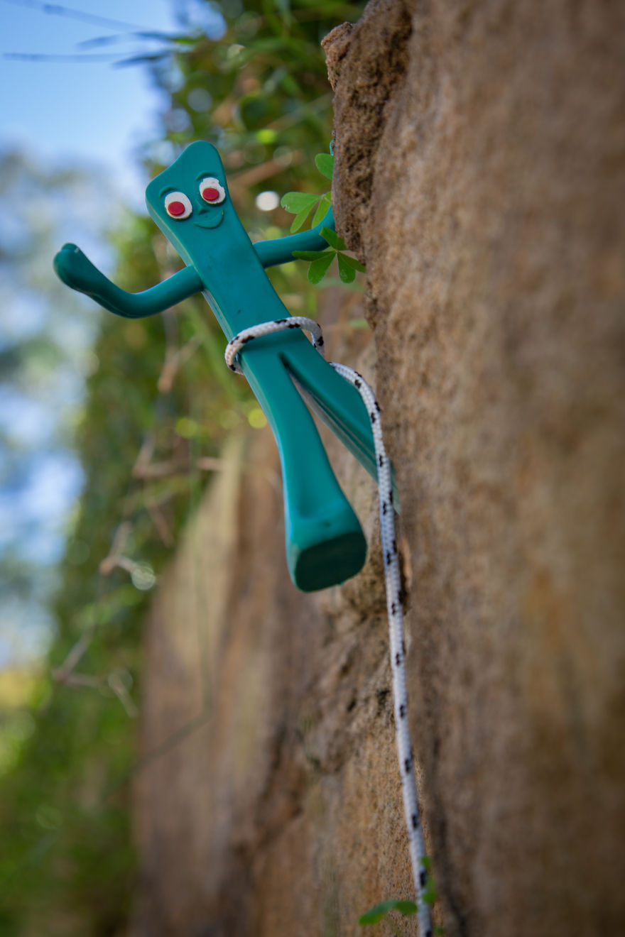 Gumby And I Made First Ascent Of "Social Distancing" Grade 5.10c Gumby And I Made First Ascent Of "Social Distancing" Grade 5.10c