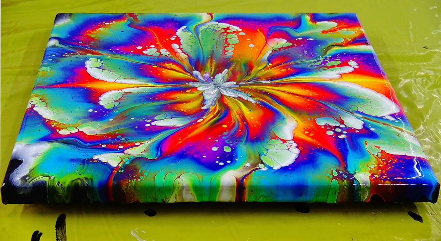 🌈 Spin Art~ Rainbow Reverse Flower Dip ~ Must See!! ~ Acrylic Pour Painting ~ Paint #withme 🌈 Spin Art~ Rainbow Reverse Flower Dip ~ Must See!! ~ Acrylic Pour Painting ~ Paint #withme
