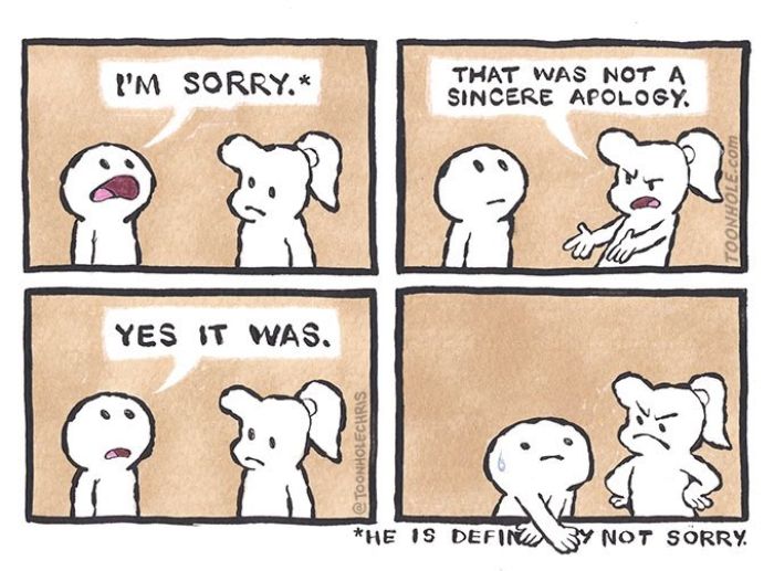 Sincere Apology