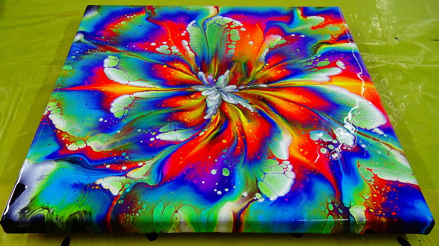 🌈 Spin Art~ Rainbow Reverse Flower Dip ~ Must See!! ~ Acrylic Pour Painting ~ Paint #withme 🌈 Spin Art~ Rainbow Reverse Flower Dip ~ Must See!! ~ Acrylic Pour Painting ~ Paint #withme