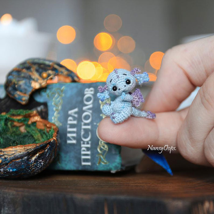 You Can Spend Quarantine By Crocheting The Tiniest Dragons That Will Make Your Desk Look Adorable