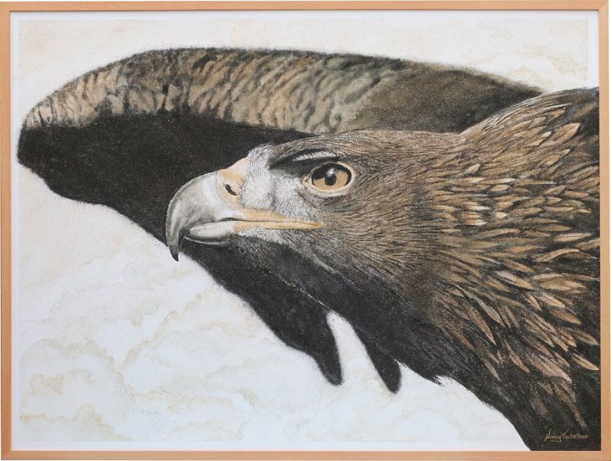Part Of My Bird Sand Painting Art Collection